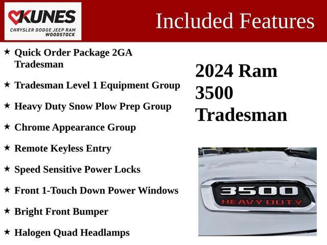 2024 RAM Ram 3500 Chassis Cab RAM 3500 TRADESMAN CHASSIS REGULAR CAB 4X4 60 CA