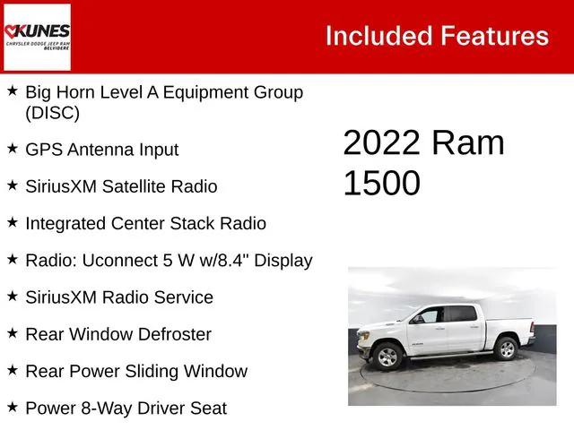 2022 RAM 1500 Big Horn Crew Cab 4x4 57 Box