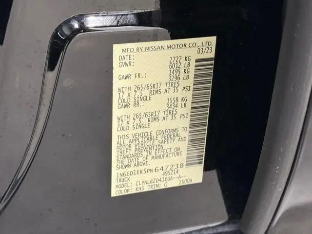 2023 Nissan Frontier Crew Cab SV 4x4