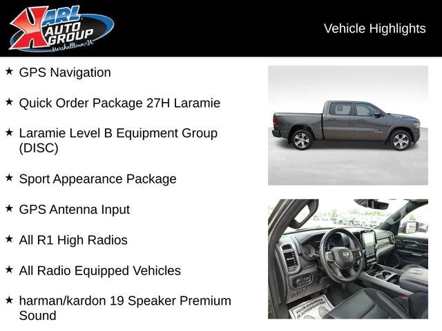 2022 RAM 1500 Laramie Crew Cab 4x4 57 Box