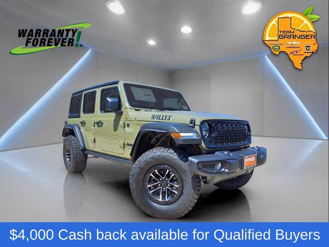 2025 Jeep Wrangler WRANGLER 4-DOOR WILLYS 2025 Jeep Wrangler WRANGLER 4-DOOR WILLYS