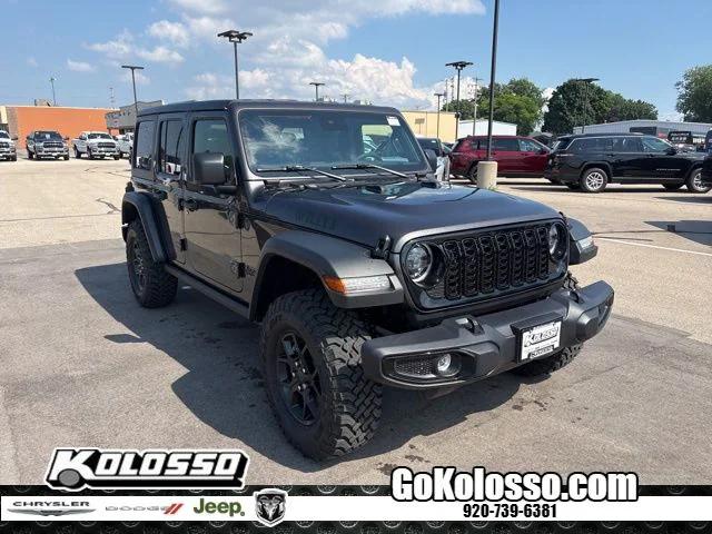 2025 Jeep Wrangler 4-Door Willys 4x4 for sale in Appleton, WI