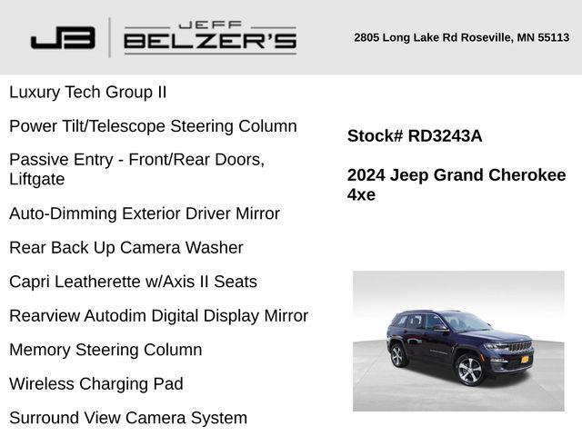 2024 Jeep Grand Cherokee 4xe 4xe
