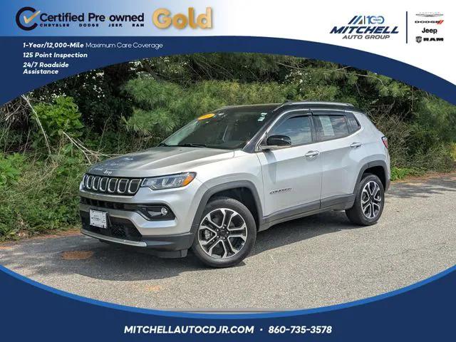 2022 Jeep Compass Limited 4x4 for sale in Canton, CT