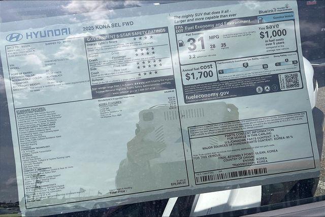 New 2025 Hyundai Kona For Sale in Olive Branch, MS