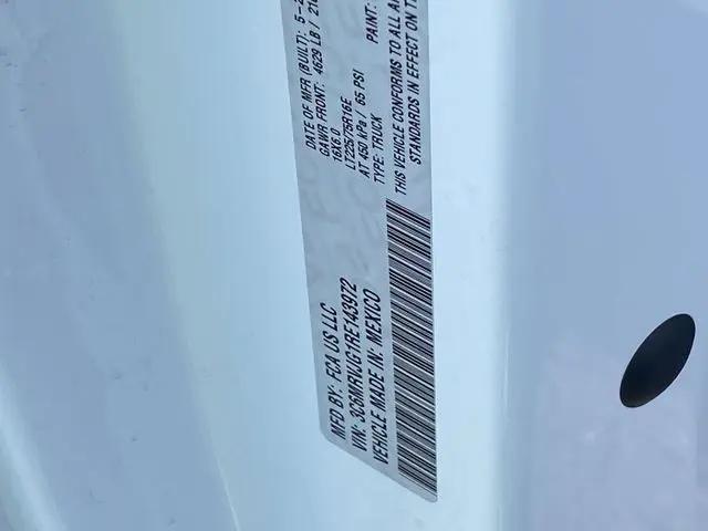 2024 Ram ProMaster Cargo Van Tradesman High Roof 159" WB EXT w/Pass Seat