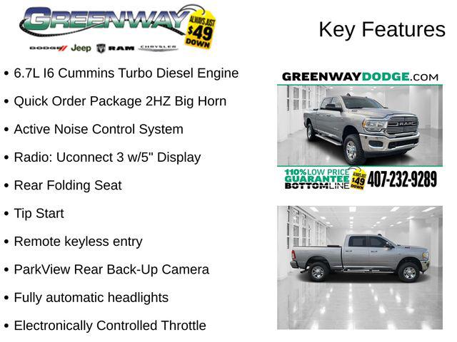 2021 RAM 2500 Big Horn Crew Cab 4x4 64 Box