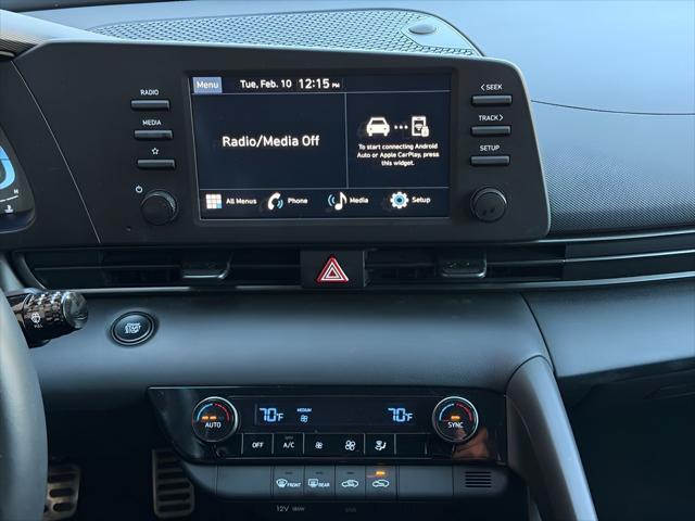 2025 Hyundai Elantra Hybrid Blue