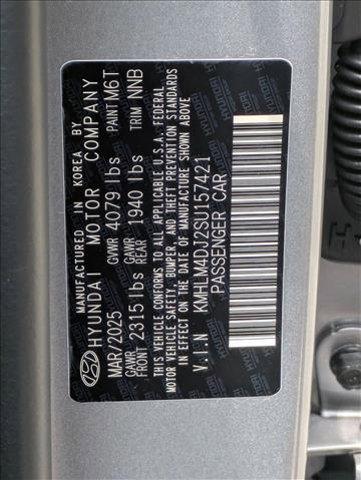 2025 Hyundai Elantra Hybrid SEL Sport