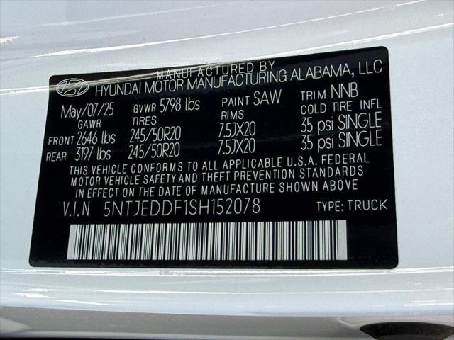 2025 Hyundai Santa Cruz Limited