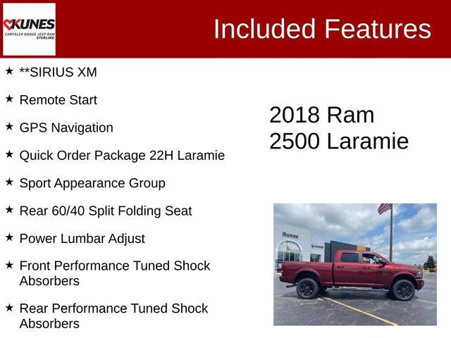 2018 RAM 2500 Laramie Crew Cab 4x4 64 Box