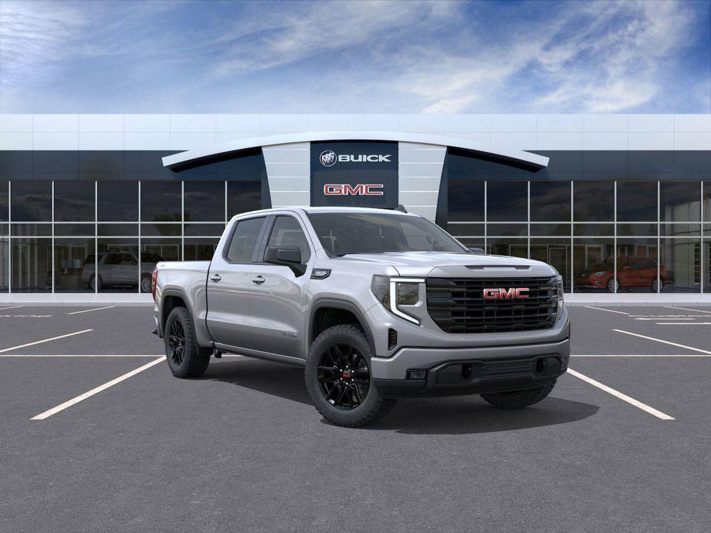 Sterling Metallic 2025 GMC Sierra 1500 Elevation Crew Cab 4WD Pickup Truck Four-Wheel Drive Automatic