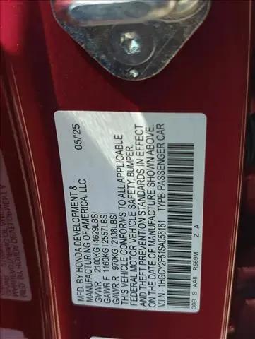 2025 Honda Accord Sedan Sport