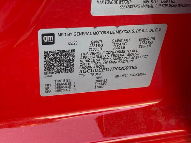 2023 Chevrolet Silverado 1500 4WD Crew Cab Short Bed RST