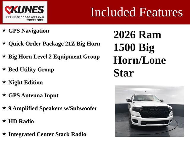 2026 RAM Ram 1500 RAM 1500 BIG HORN CREW CAB 4X4 57 BOX