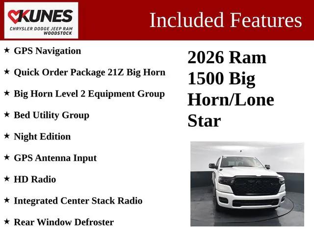 2026 RAM Ram 1500 RAM 1500 BIG HORN CREW CAB 4X4 57 BOX