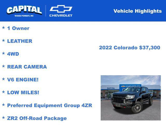 2022 Chevrolet Colorado 4WD Crew Cab Short Box ZR2