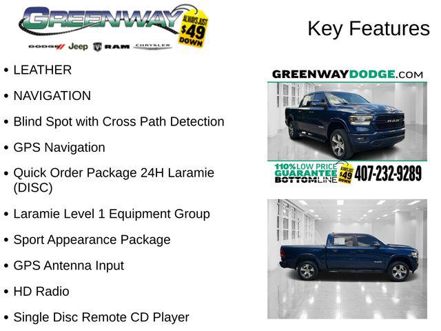 2019 RAM 1500 Laramie Crew Cab 4x2 57 Box