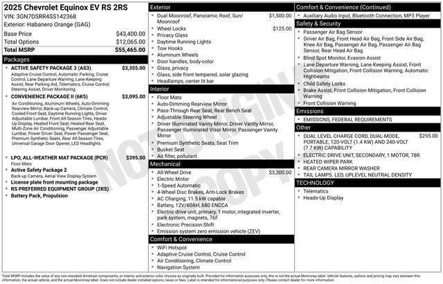 2025 Chevrolet Equinox RS