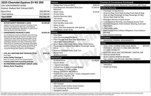 2025 Chevrolet Equinox RS