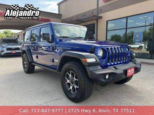 2019 Jeep Wrangler Unlimited Sport S 4x4 for sale in Houston, TX
