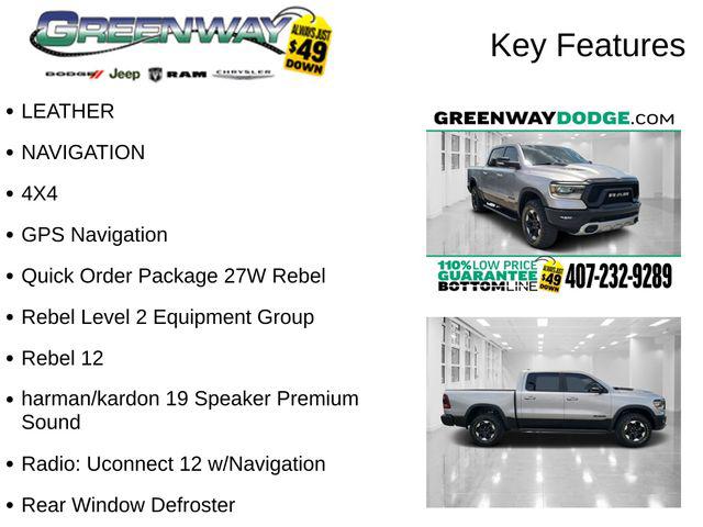 2021 RAM 1500 Rebel Crew Cab 4x4 57 Box