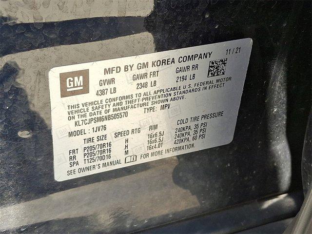 2022 Chevrolet Trax AWD LT