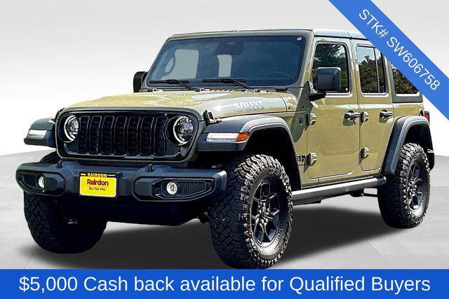 2025 Jeep Wrangler WRANGLER 4-DOOR WILLYS 2025 Jeep Wrangler WRANGLER 4-DOOR WILLYS