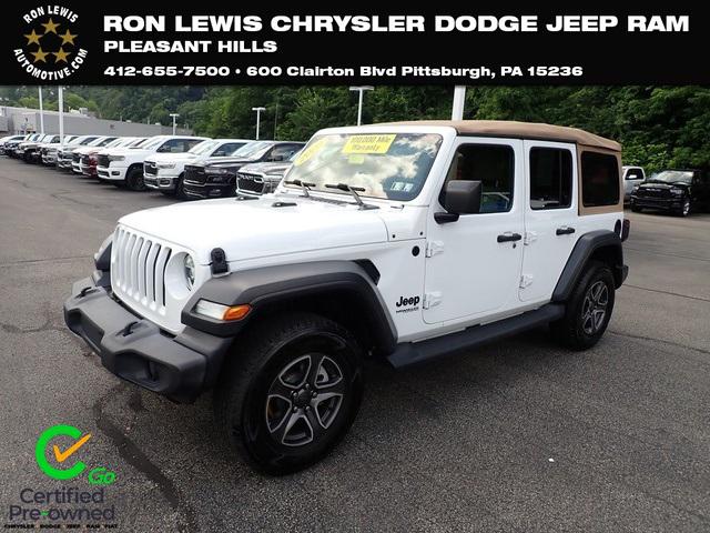 2020 Jeep Wrangler Unlimited Black and Tan 4X4