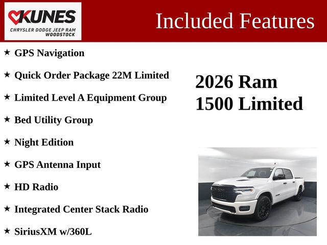 2026 RAM Ram 1500 RAM 1500 LIMITED CREW CAB 4X4 57 BOX 2026 RAM Ram 1500 RAM 1500 LIMITED CREW CAB 4X4 57 BOX
