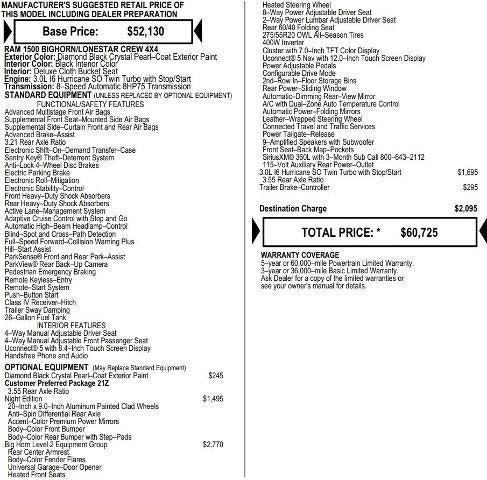 2026 RAM Ram 1500 RAM 1500 BIG HORN CREW CAB 4X4 57 BOX 2026 RAM Ram 1500 RAM 1500 BIG HORN CREW CAB 4X4 57 BOX