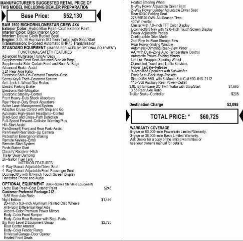 2026 RAM Ram 1500 RAM 1500 BIG HORN CREW CAB 4X4 57 BOX 2026 RAM Ram 1500 RAM 1500 BIG HORN CREW CAB 4X4 57 BOX