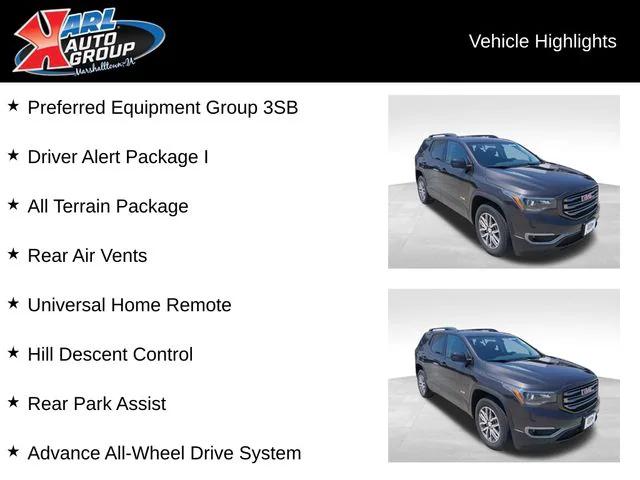 2017 GMC Acadia SLE-2
