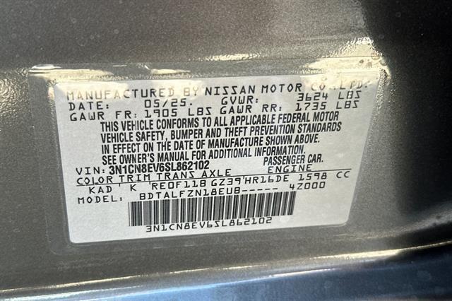 2025 Nissan Versa 1.6 SV