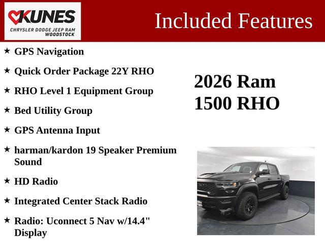 2026 RAM Ram 1500 RAM 1500 RHO CREW CAB 4X4 57 BOX 2026 RAM Ram 1500 RAM 1500 RHO CREW CAB 4X4 57 BOX