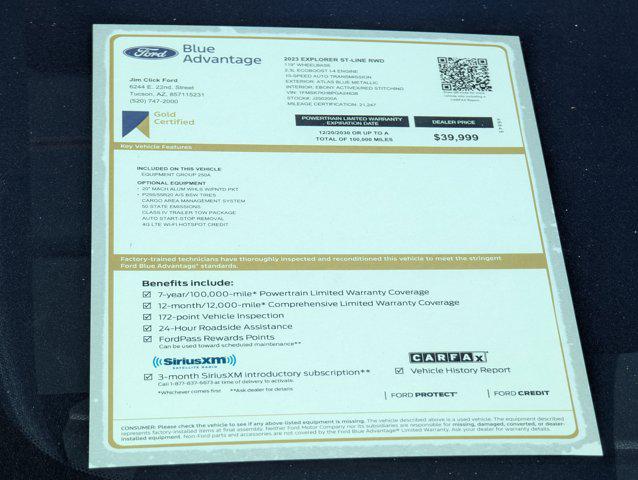 Used 2023 Ford Explorer For Sale in Tucson, AZ