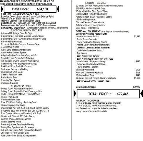 2026 RAM Ram 1500 RAM 1500 LARAMIE CREW CAB 4X4 57 BOX 2026 RAM Ram 1500 RAM 1500 LARAMIE CREW CAB 4X4 57 BOX