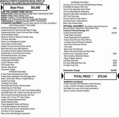 2026 RAM Ram 1500 RAM 1500 LARAMIE CREW CAB 4X4 57 BOX 2026 RAM Ram 1500 RAM 1500 LARAMIE CREW CAB 4X4 57 BOX