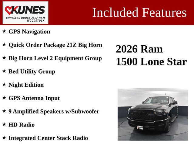 2026 RAM Ram 1500 RAM 1500 BIG HORN CREW CAB 4X4 57 BOX 2026 RAM Ram 1500 RAM 1500 BIG HORN CREW CAB 4X4 57 BOX