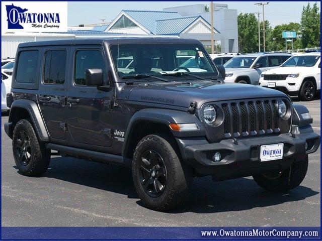2020 Jeep Wrangler Unlimited Sport S 4X4 2020 Jeep Wrangler Unlimited Sport S 4X4
