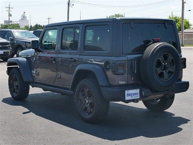 2020 Jeep Wrangler Unlimited Sport S 4X4 2020 Jeep Wrangler Unlimited Sport S 4X4