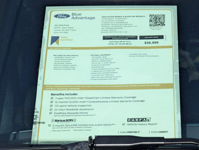 Used 2024 Ford Bronco For Sale in Tucson, AZ