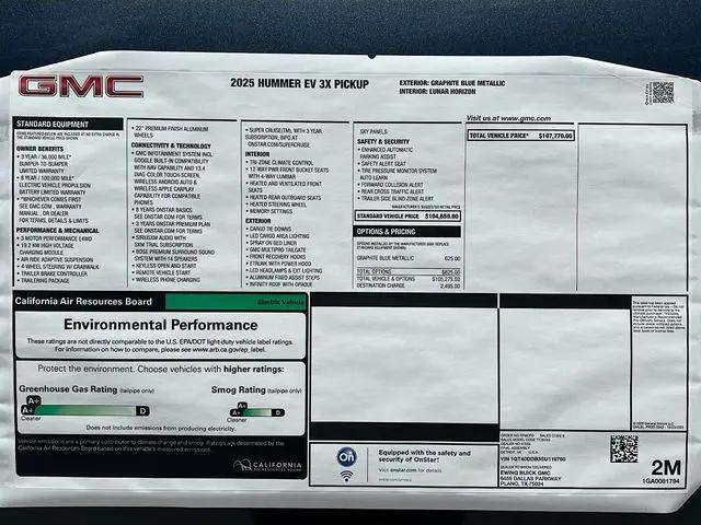 2025 GMC HUMMER EV e4WD 3X