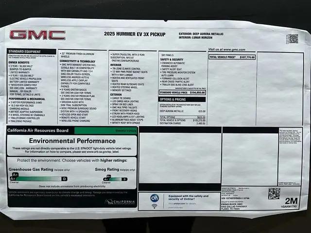 2025 GMC HUMMER EV e4WD 3X