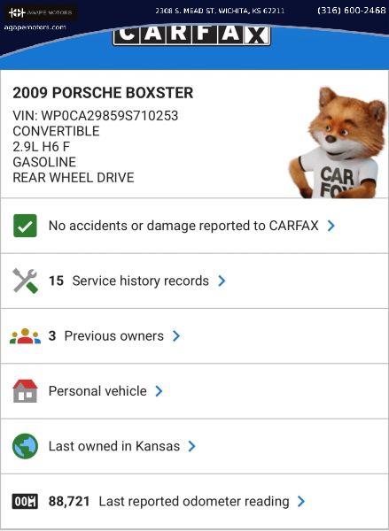 2009 Porsche Boxster Base