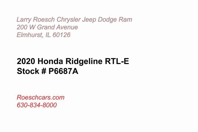 2020 Honda Ridgeline RTL-E