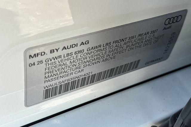 2025 Audi S8 TFSI quattro Tiptronic