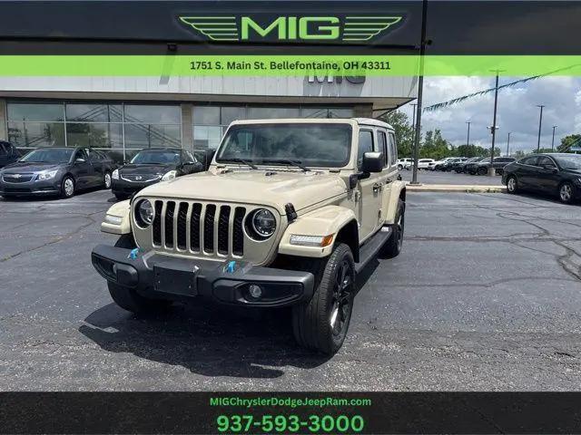 2022 Jeep Wrangler 4xe Unlimited Sahara 4x4 for sale near Bellefontaine, OH