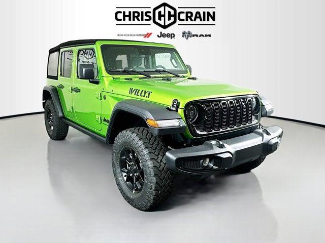 2025 Jeep Wrangler WRANGLER 4-DOOR WILLYS 2025 Jeep Wrangler WRANGLER 4-DOOR WILLYS