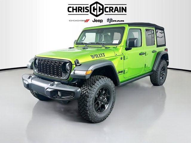 2025 Jeep Wrangler WRANGLER 4-DOOR WILLYS 2025 Jeep Wrangler WRANGLER 4-DOOR WILLYS